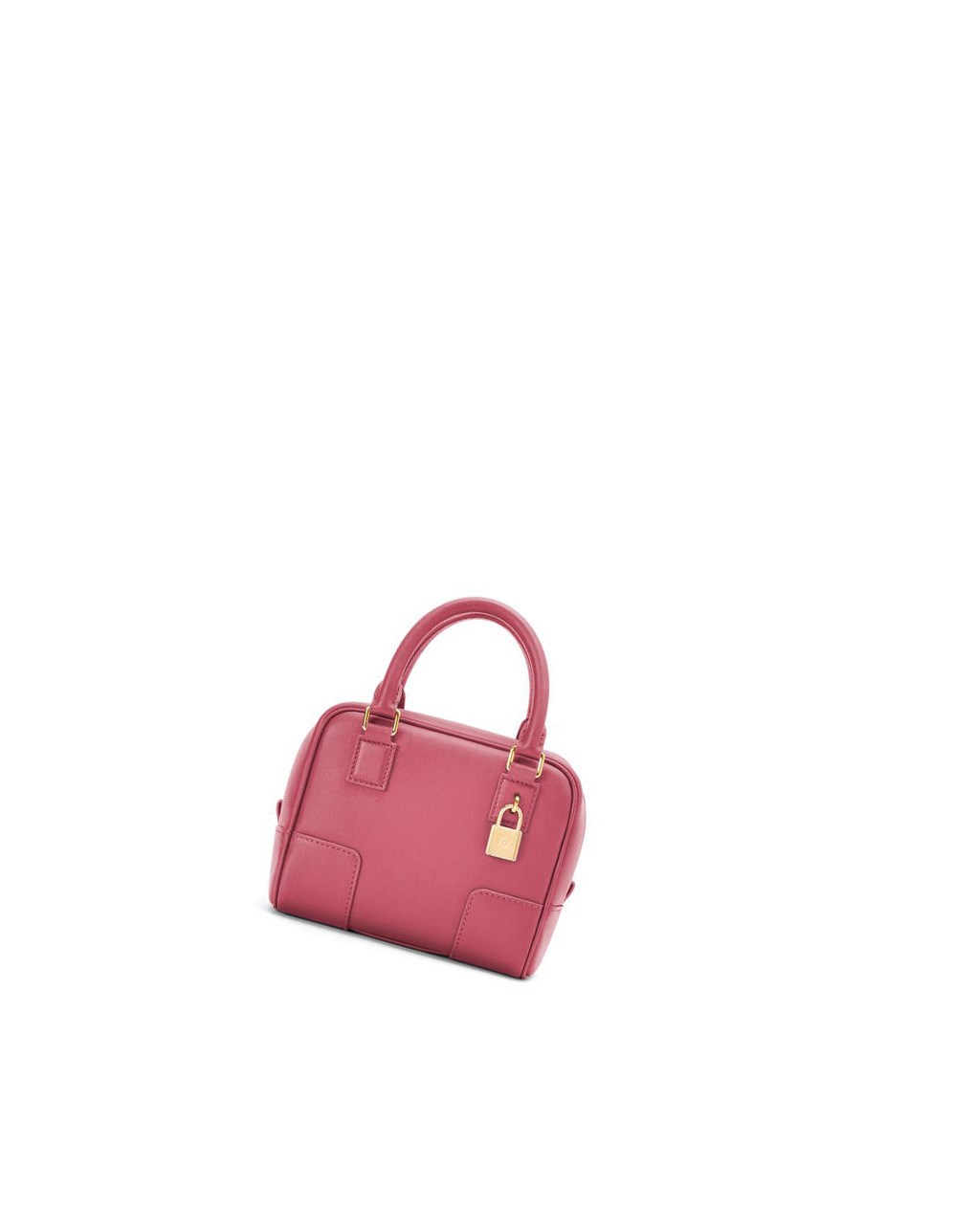 Loewe Amazona 16 Square bag in nappa calfskin Plumrose | 6459CQTKG