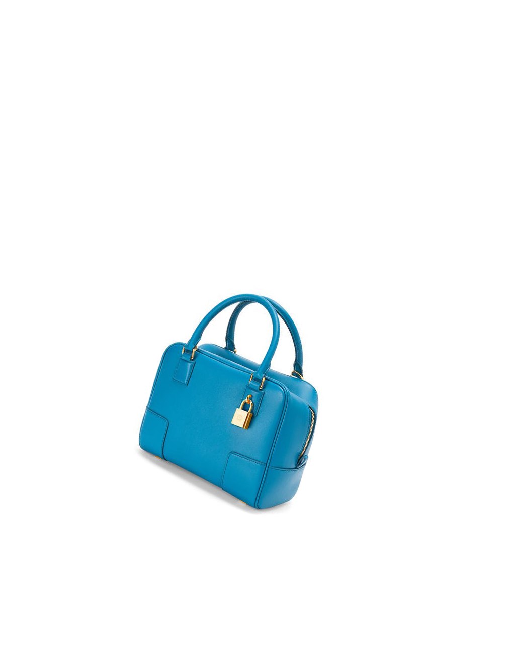 Loewe Amazona 19 square bag in nappa calfskin Bleu | 1023NQOZB