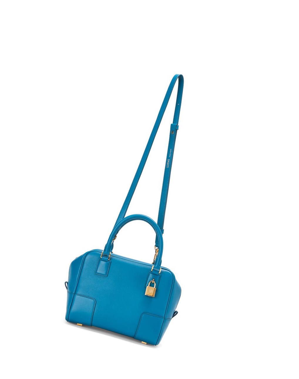 Loewe Amazona 19 square bag in nappa calfskin Bleu | 1023NQOZB