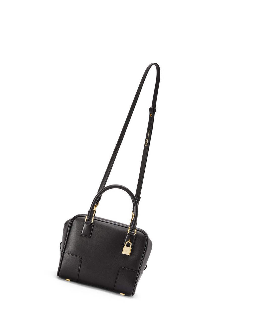 Loewe Amazona 19 square bag in nappa calfskin Noir | 1542VKUZE