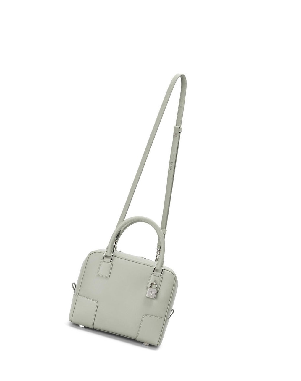 Loewe Amazona 19 square bag in nappa calfskin Grise | 1567WJUCP