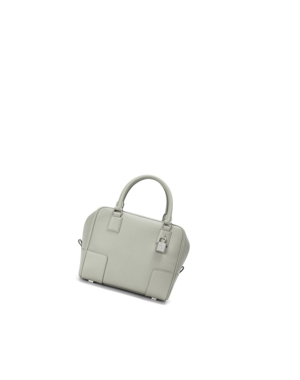 Loewe Amazona 19 square bag in nappa calfskin Grise | 1567WJUCP