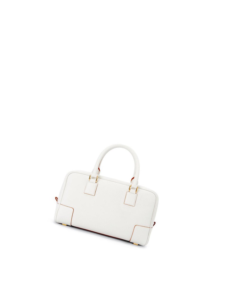 Loewe Amazona 23 bag in soft grained calfskin Blanche | 9623IKPAS