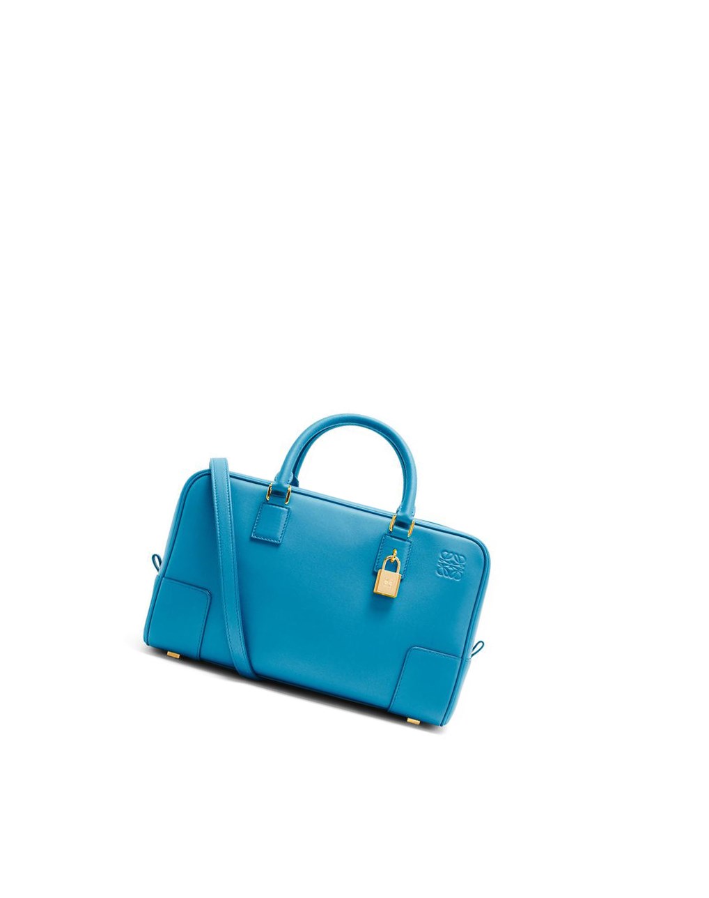 Loewe Amazona 28 bag in nappa calfskin Bleu | 1790CZFBM