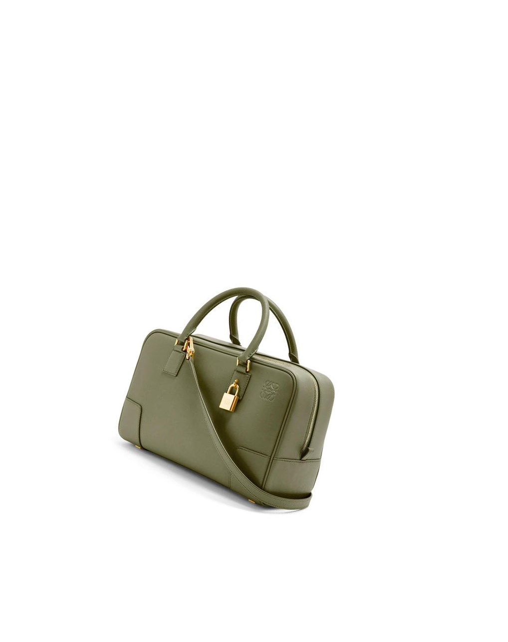 Loewe Amazona 28 bag in nappa calfskin Vert | 9183YFJCK