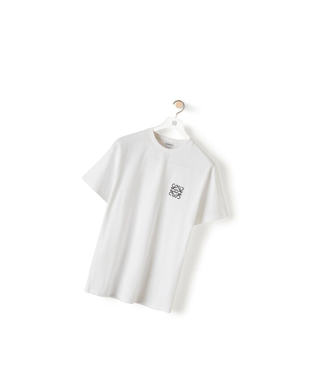 Loewe Anagram T-shirt in cotton Blanche | 1072DWOVY