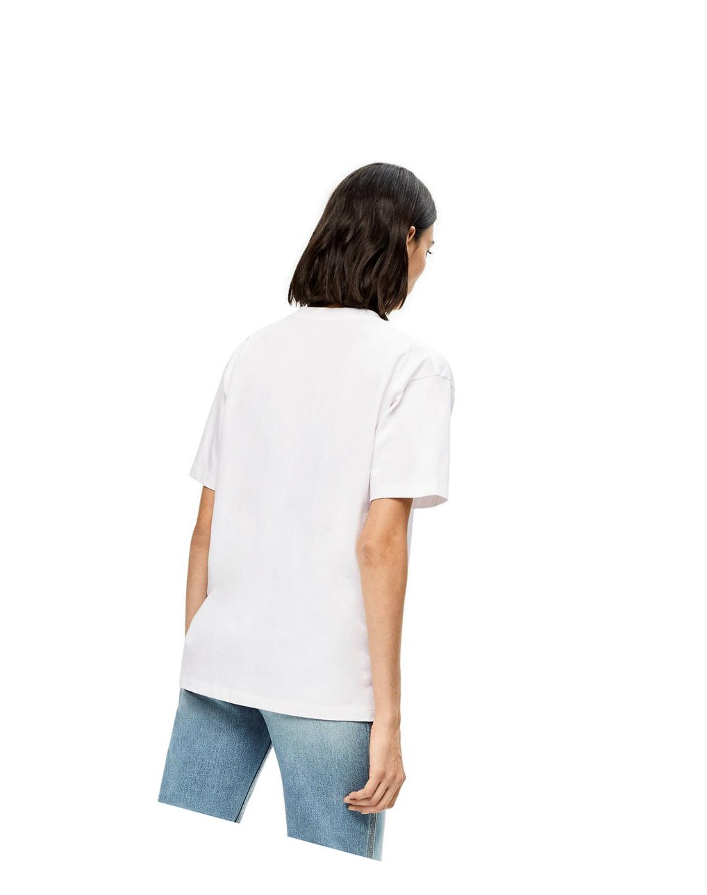 Loewe Anagram T-shirt in cotton Blanche | 2415SRHMI