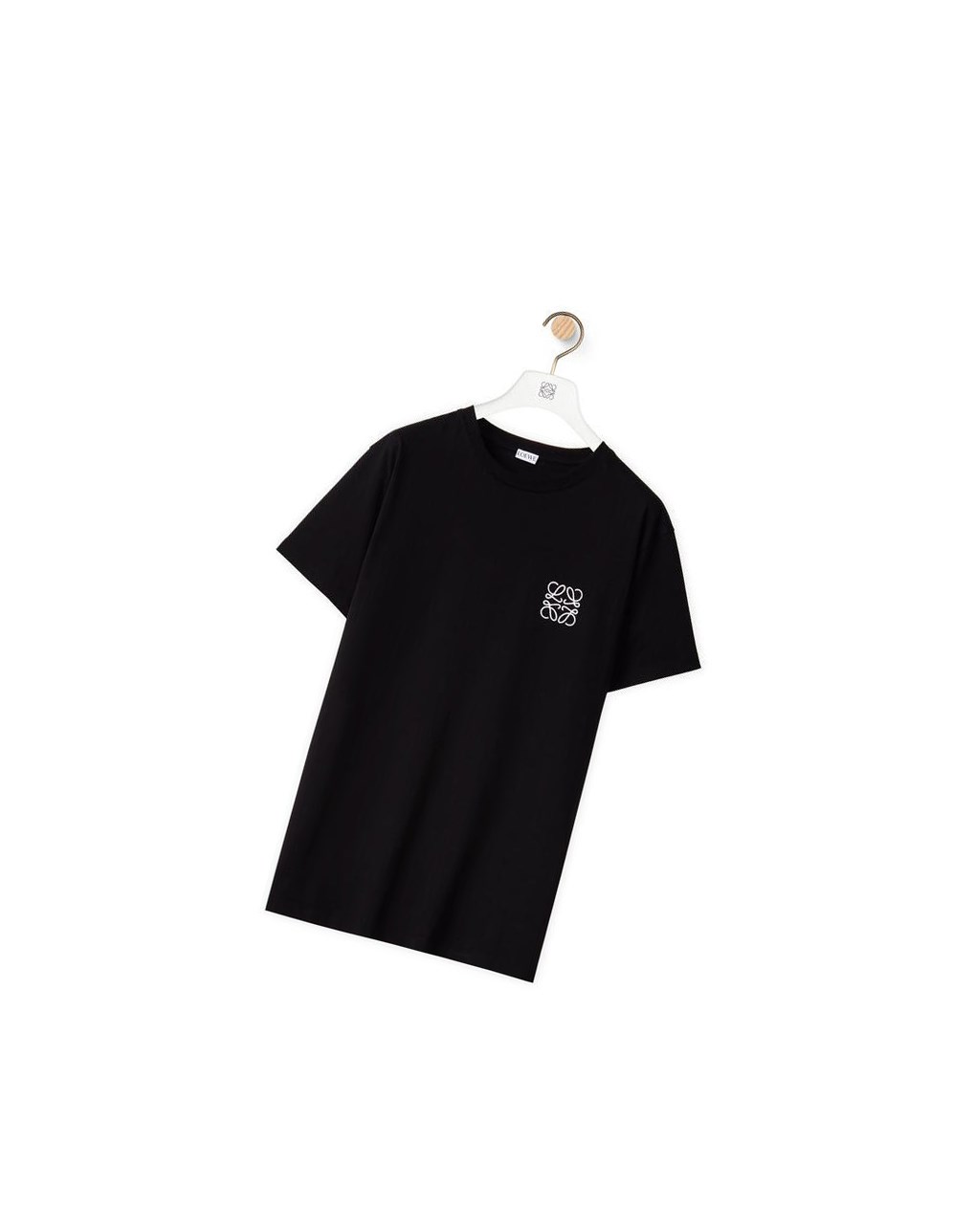 Loewe Anagram T-shirt in cotton Noir | 4609XBIMR