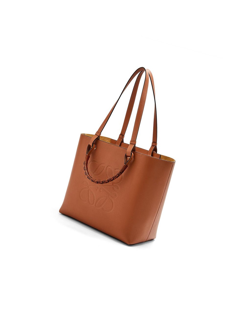 Loewe Anagram Tote in classic calfskin Tan | 5341FUPSK