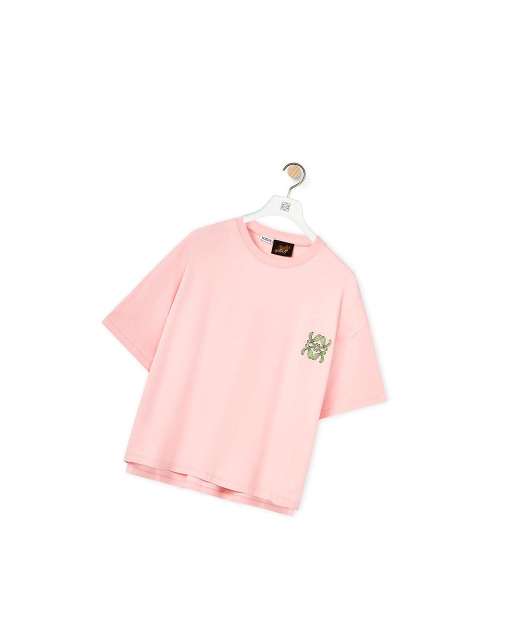 Loewe Anagram cactus T-shirt in cotton Dahlia | 2097NASBT