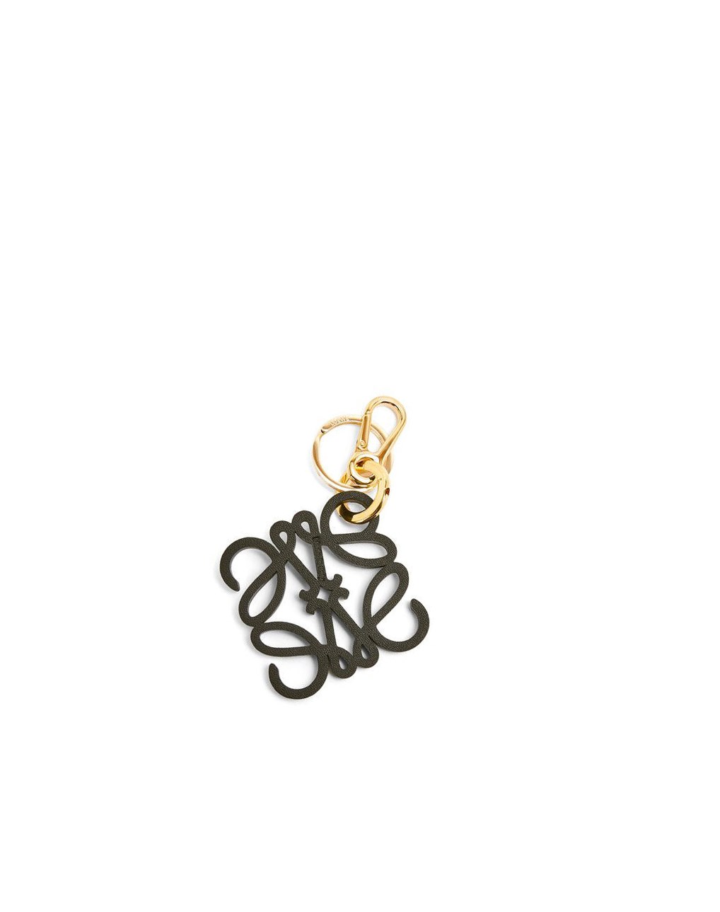 Loewe Anagram charm in calfskin Doré | 4603AKCRE