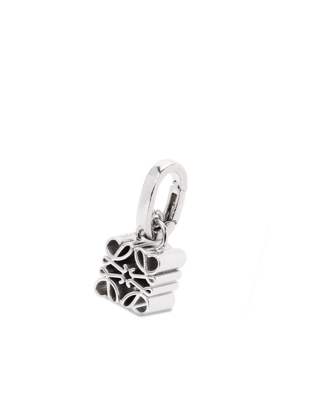 Loewe Anagram charm in sterling silver Argent | 8073LZIQK