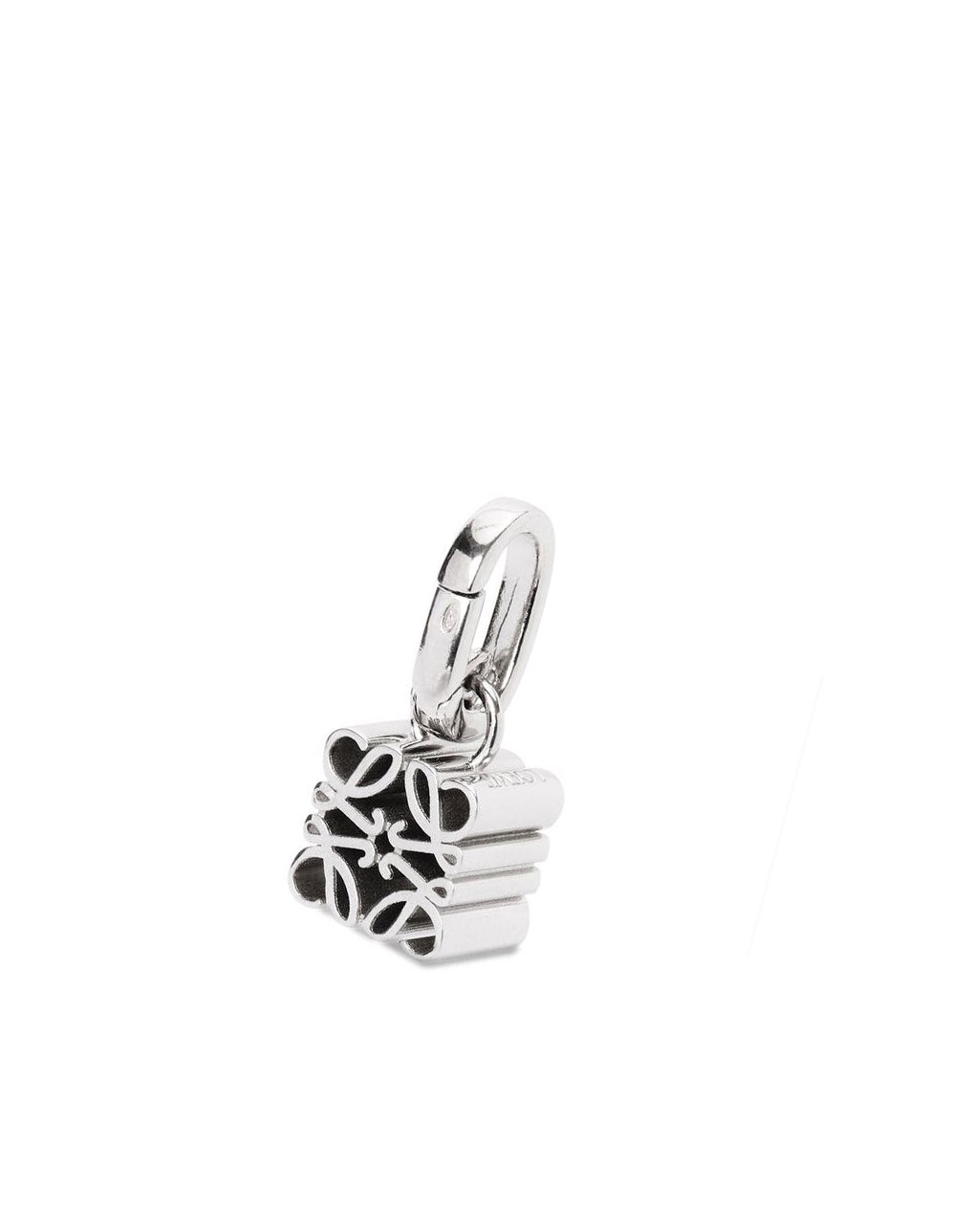 Loewe Anagram charm in sterling silver Argent | 8073LZIQK