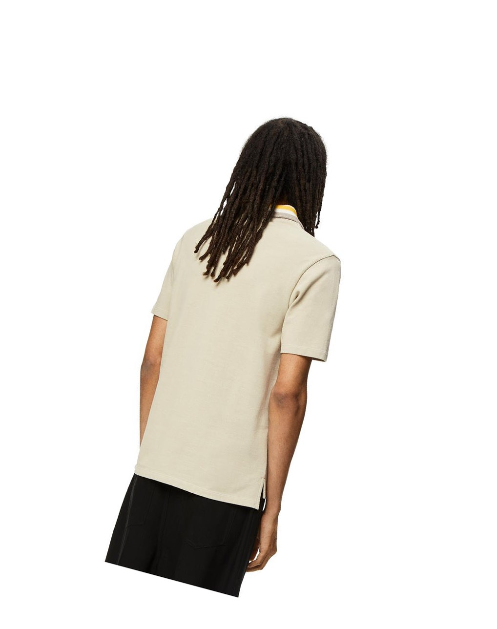 Loewe Anagram polo in cotton Grise | 9514YPNCS