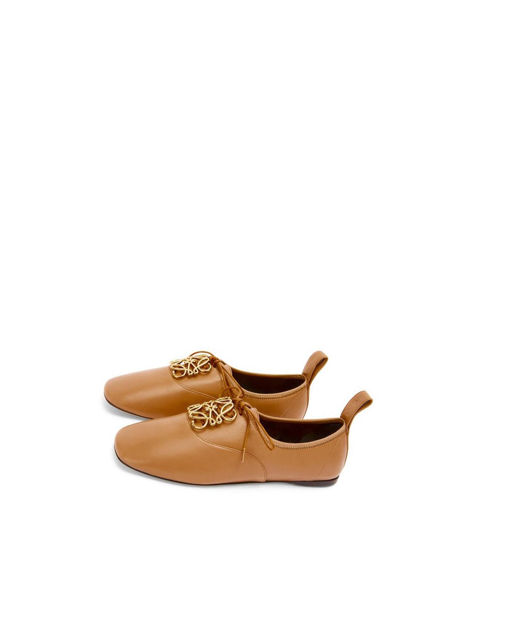 Loewe Anagram soft derby in lambskin Desert | 5489KIOMV