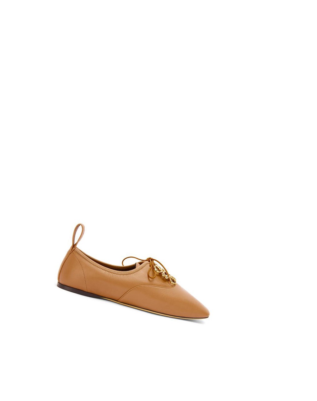 Loewe Anagram soft derby in lambskin Desert | 5489KIOMV