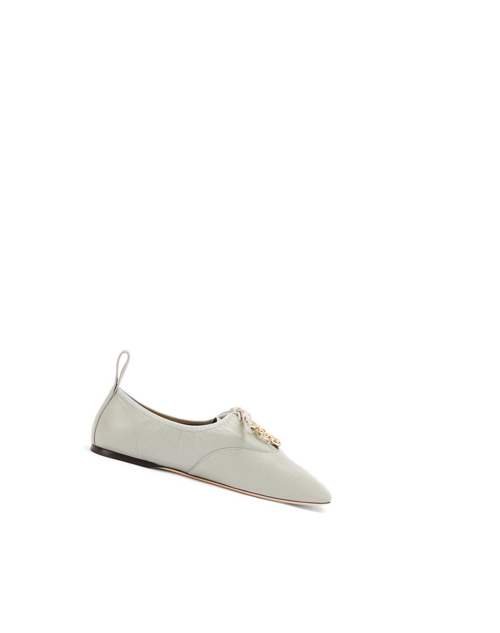 Loewe Anagram soft derby in lambskin Grise | 7624DOWKR