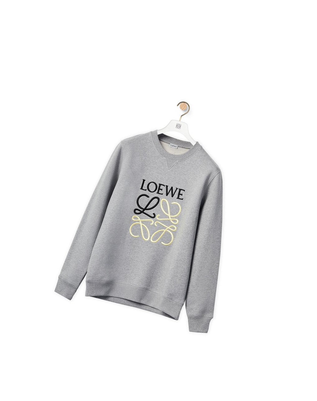 Loewe Anagram sweatshirt in cotton Grise | 0765FKJNO