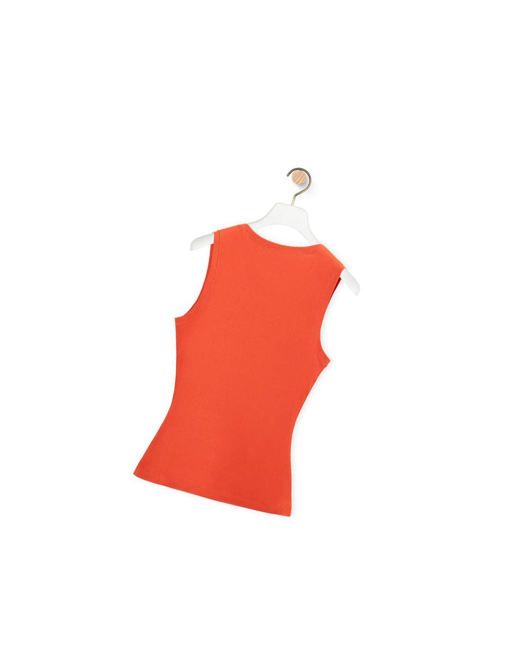 Loewe Anagram tank top in cotton Orange | 0531IBAUC