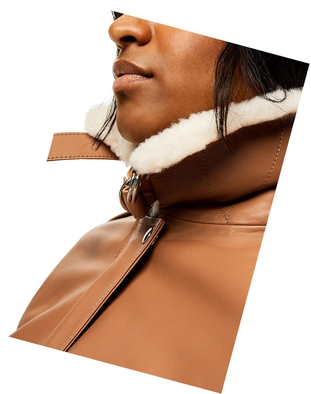 Loewe Aviator jacket in nappa Blanche | 9531CJAXM