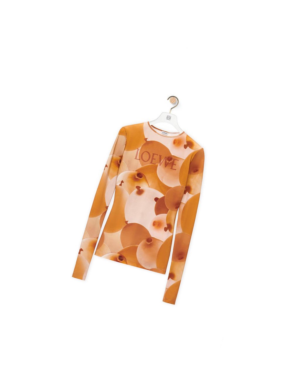 Loewe Balloon print top in technical jersey Multicolore | 2170YARVT