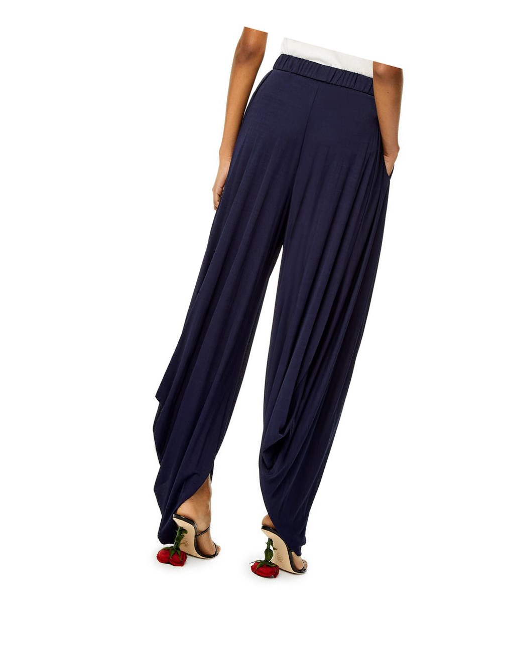 Loewe Balloon trousers in viscose Night | 9380NFQLO