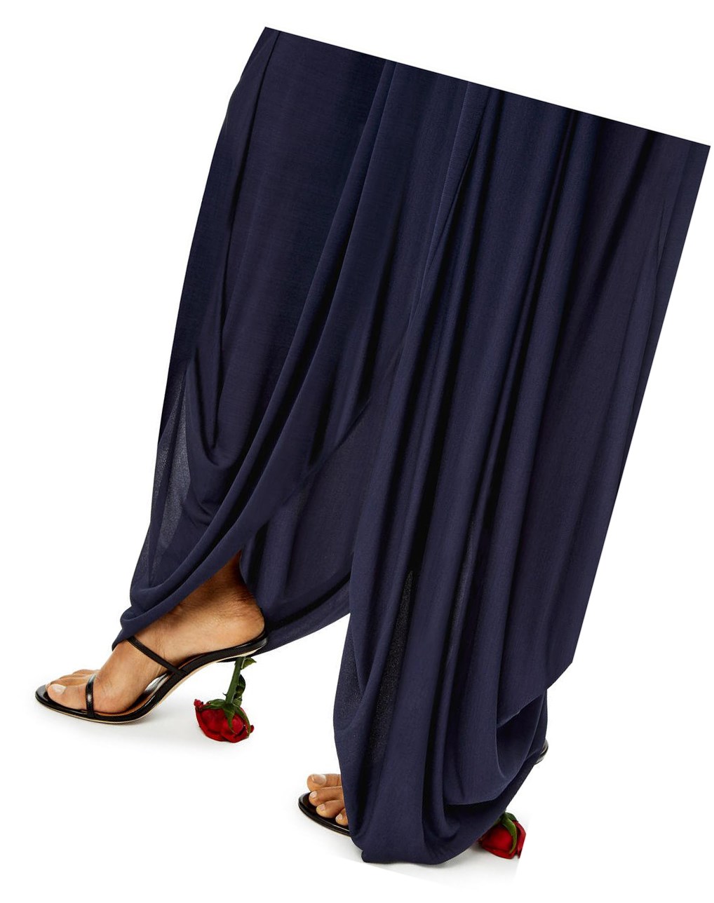 Loewe Balloon trousers in viscose Night | 9380NFQLO