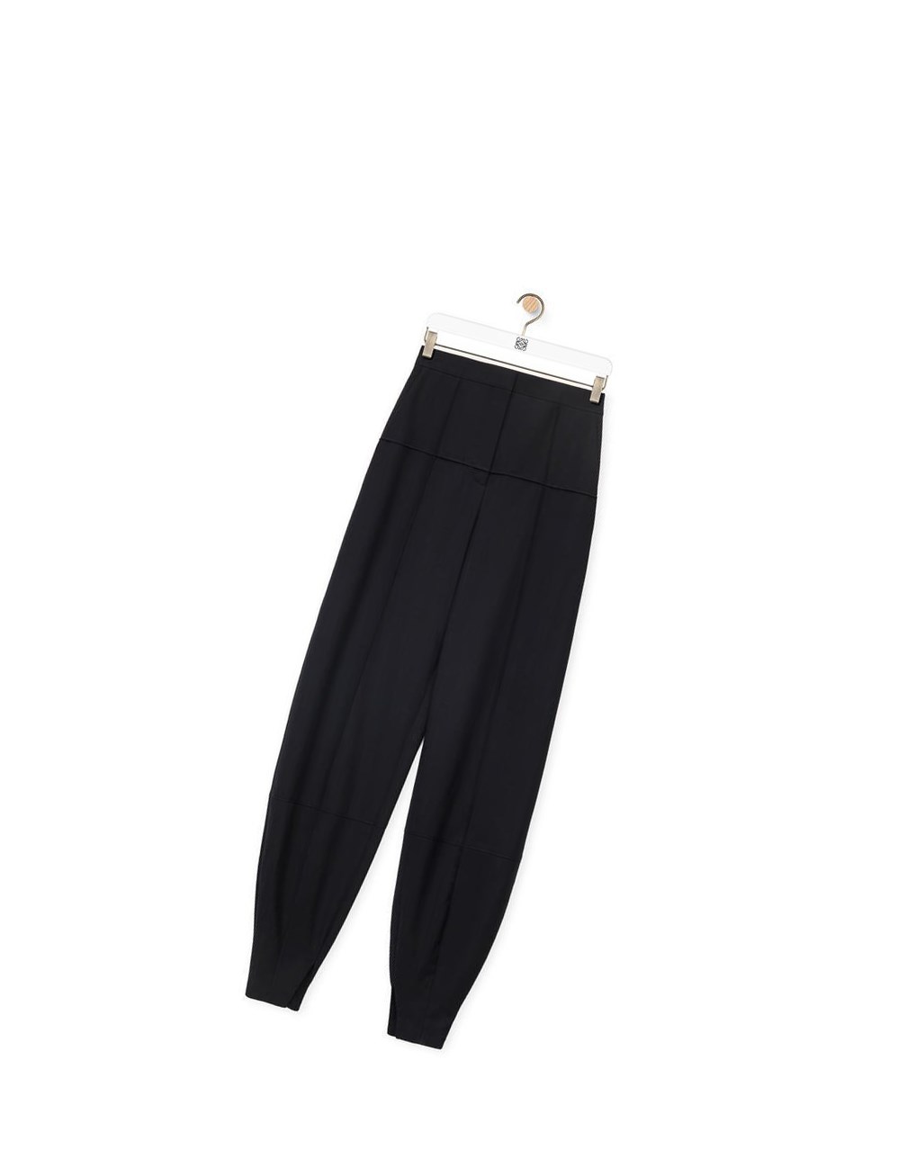 Loewe Balloon trousers in wool Noir | 7482ZGOWD