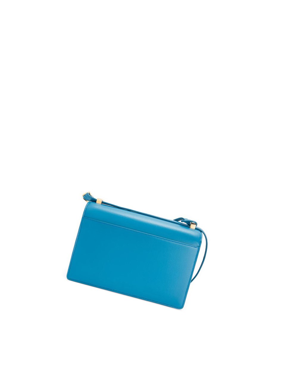 Loewe Barcelona bag in silk calfskin Bleu | 5124GNIBH