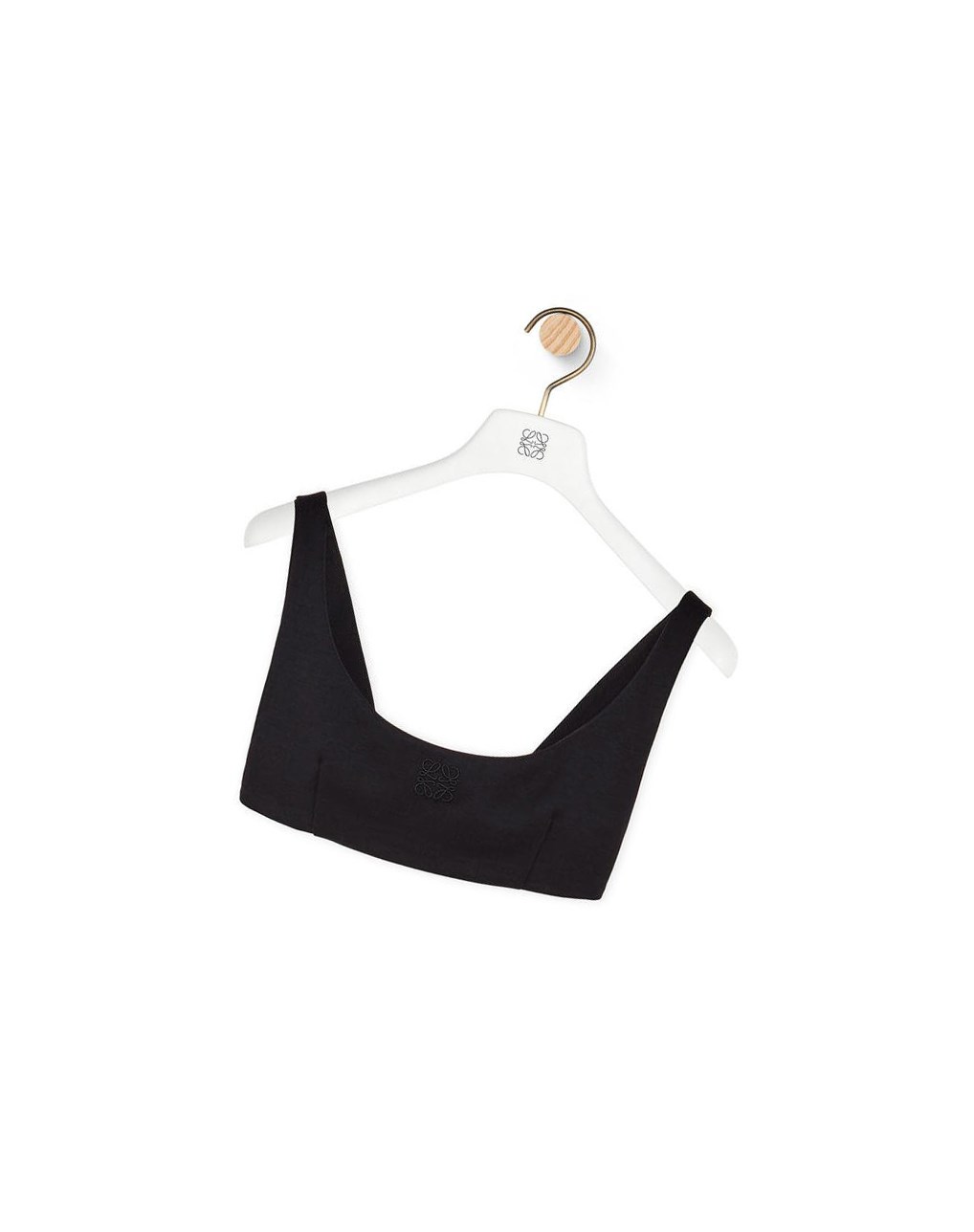 Loewe Bra top in cotton Noir | 8517QTRAE