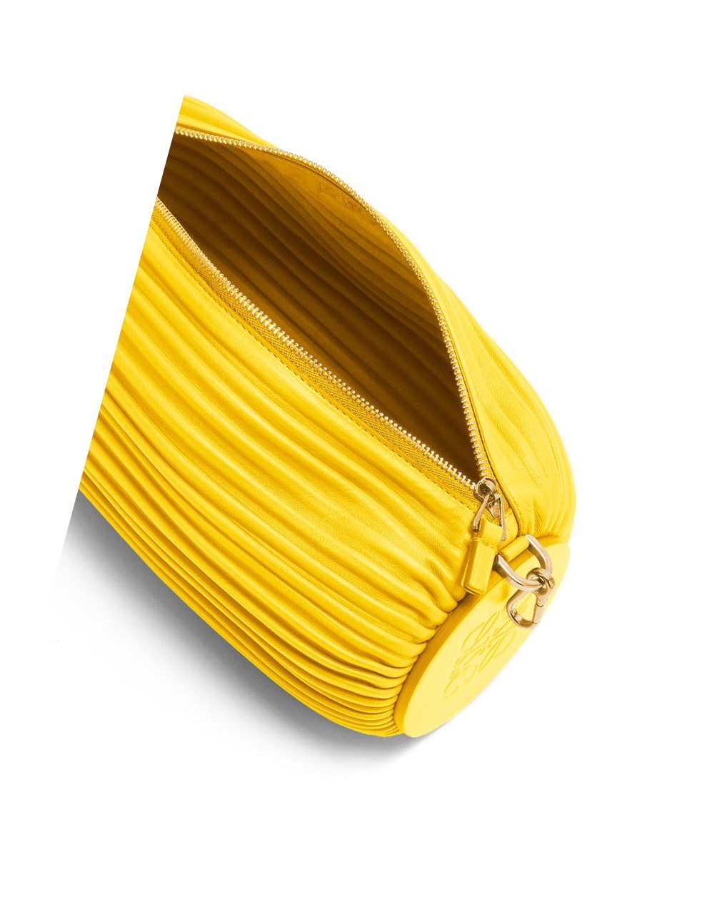 Loewe Bracelet pouch in nappa calfskin Citron | 6891MJYXZ