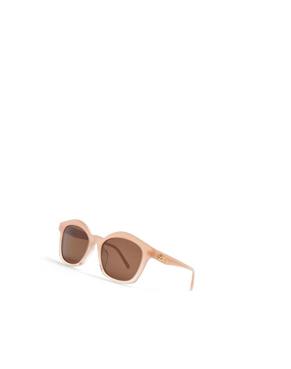 Loewe Browline sunglasses in acetate Rose Doré | 7158TWNVX