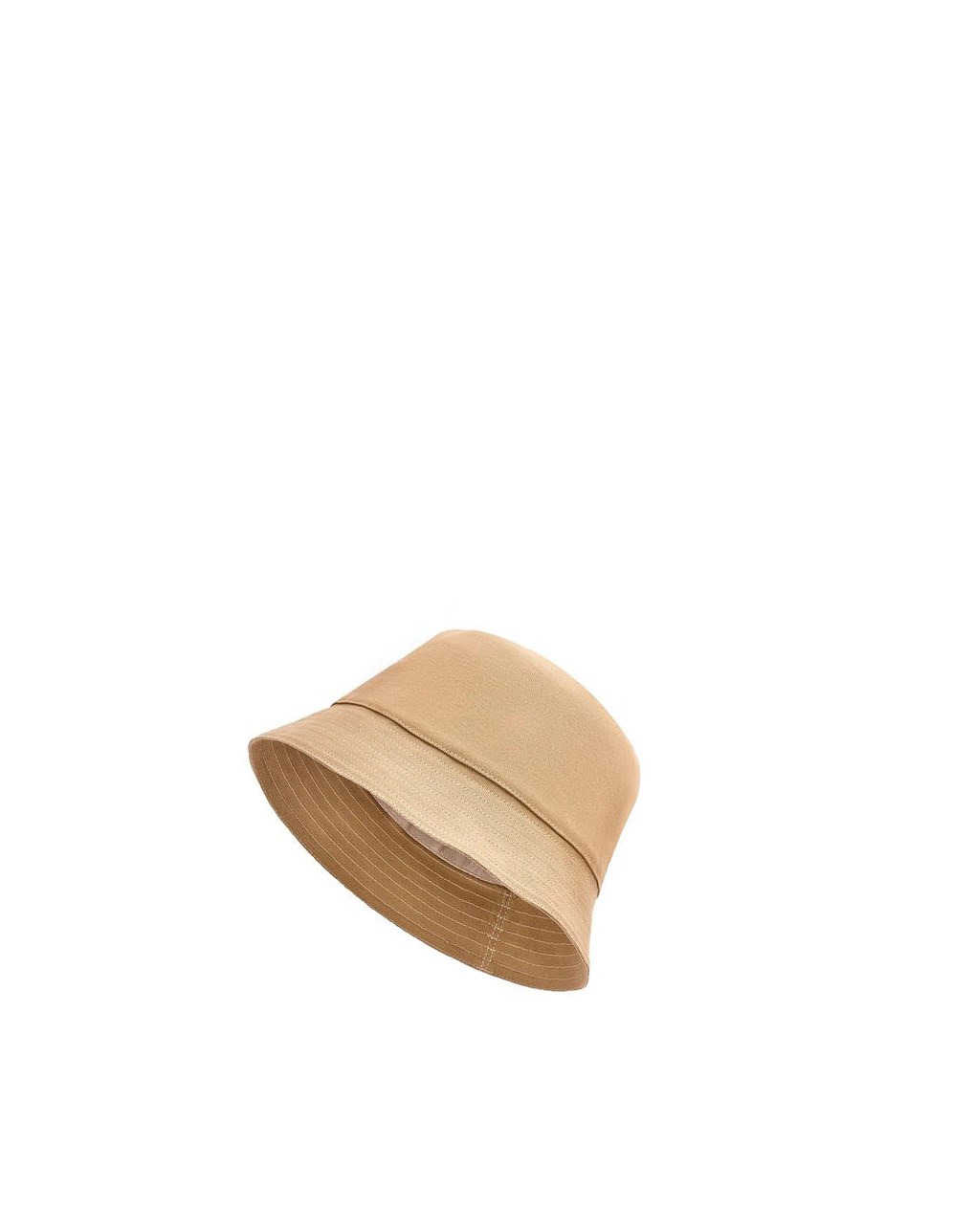 Loewe Bucket hat in canvas and calfskin Sable | 4571VCTRA