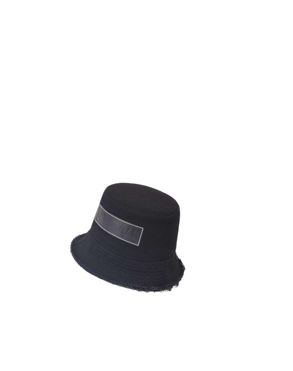 Loewe Bucket hat in denim calfskin Noir | 5039FDXEK