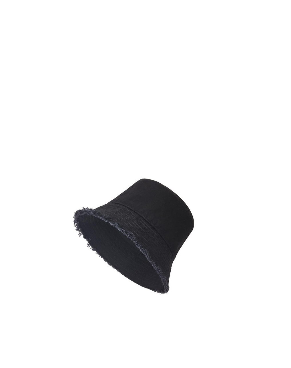 Loewe Bucket hat in denim calfskin Noir | 5039FDXEK