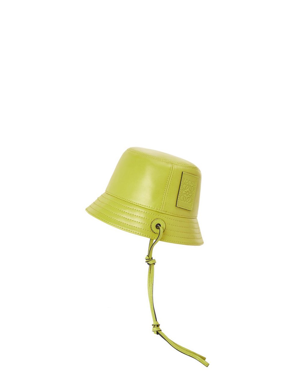 Loewe Bucket hat in nappa clafskin Jaune | 2457GREKW