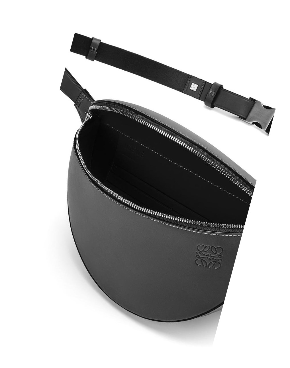 Loewe Bumbag in vegetal calfskin Noir | 0524VQXBW