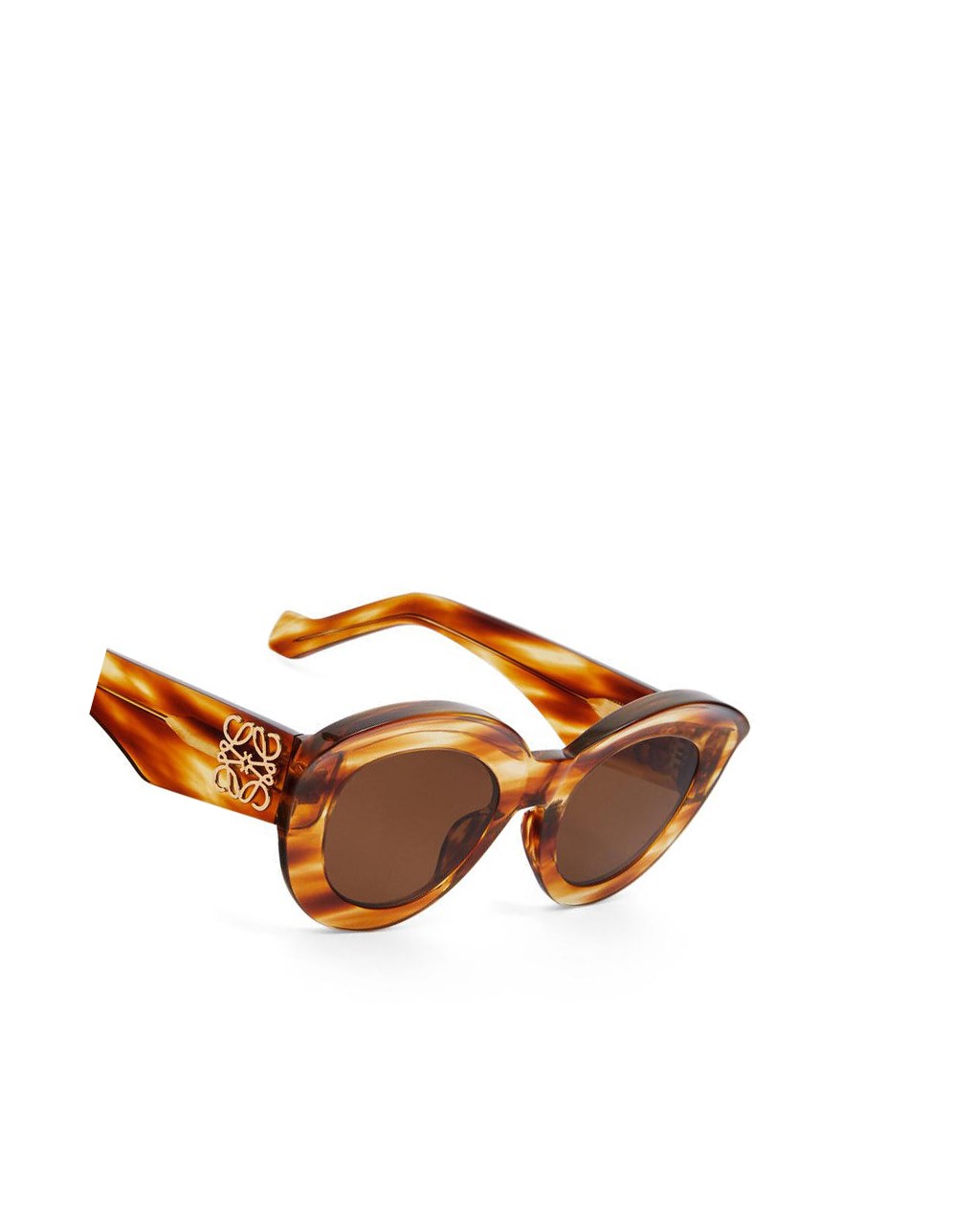 Loewe Butterfly Anagram sunglasses in acetate Striped Havana | 2479JMVAB