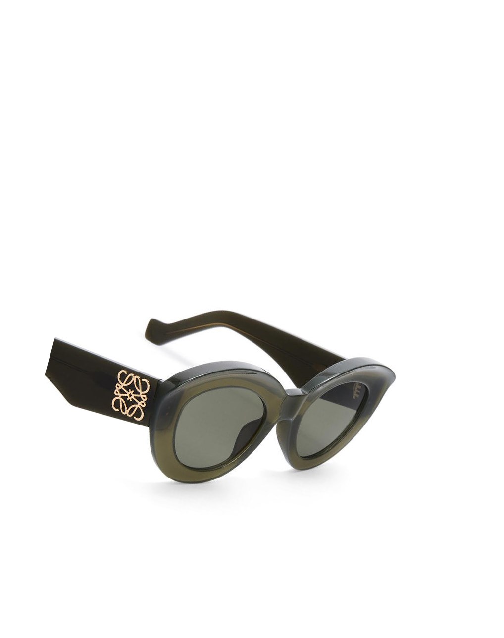 Loewe Butterfly Anagram sunglasses in acetate Kaki | 3094OGLVS