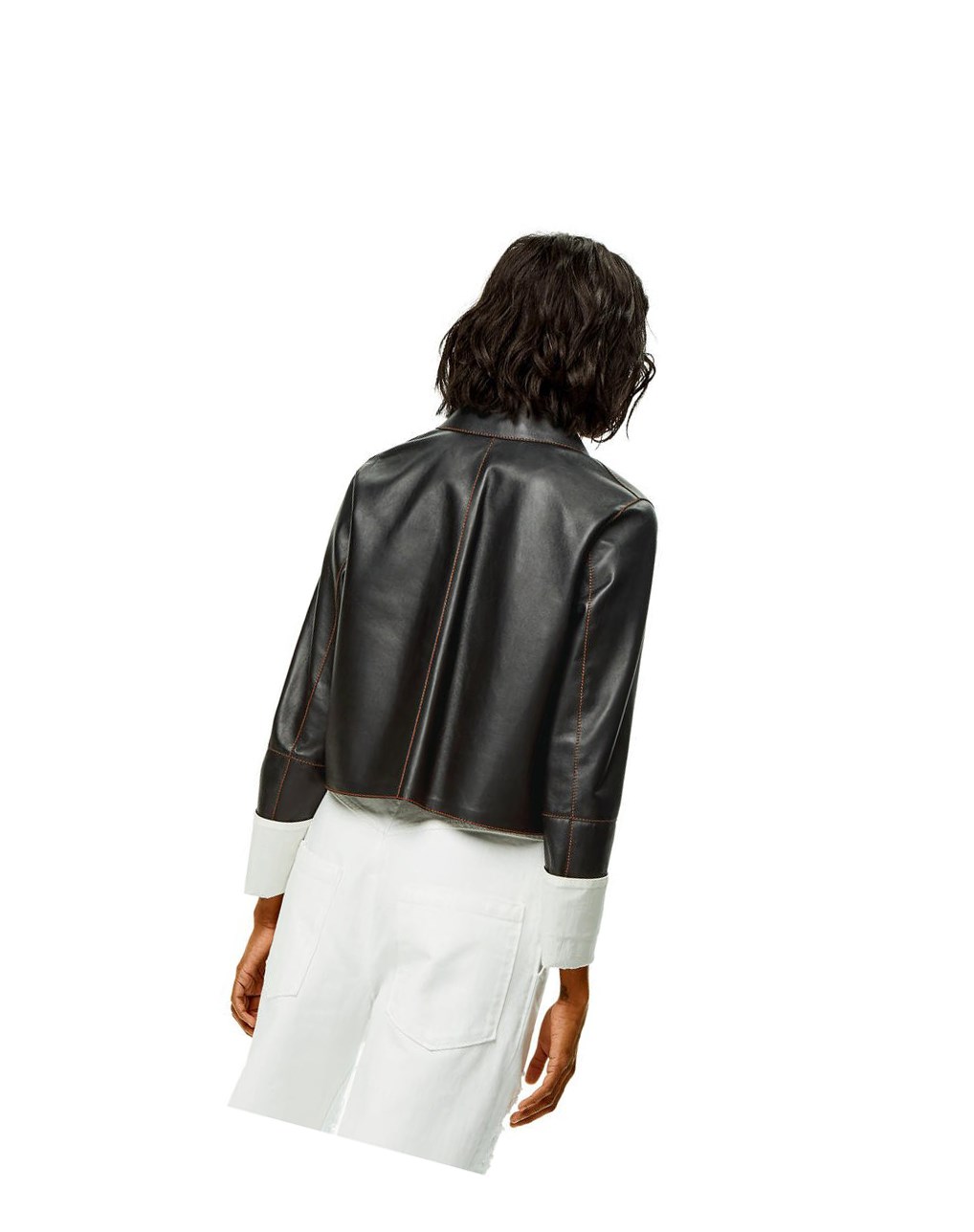 Loewe Button jacket in nappa Noir | 4096JCWOV