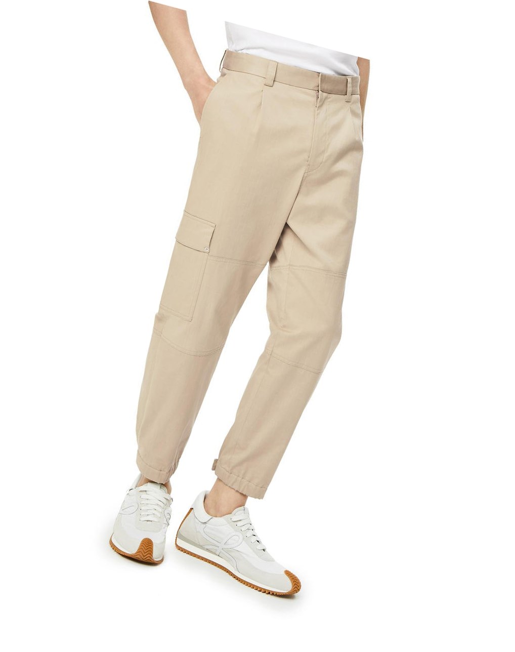 Loewe Cargo trousers in cotton Grise | 8240QOUCW