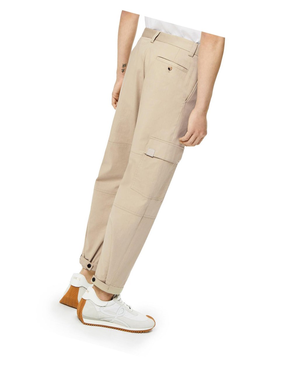 Loewe Cargo trousers in cotton Grise | 8240QOUCW