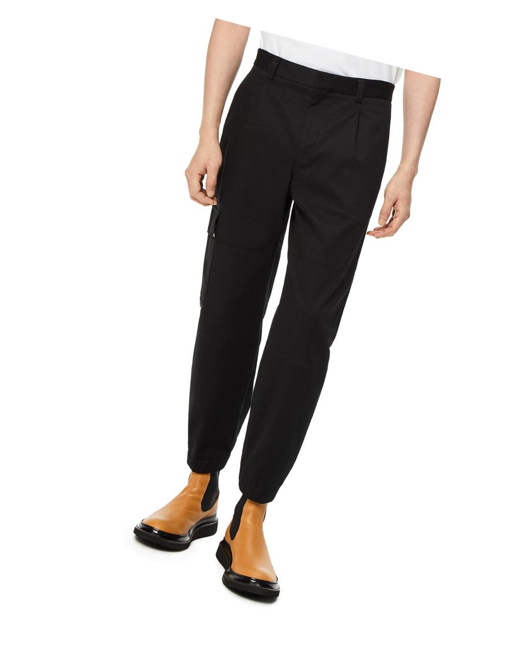 Loewe Cargo trousers in cotton Noir | 3496LCNVU