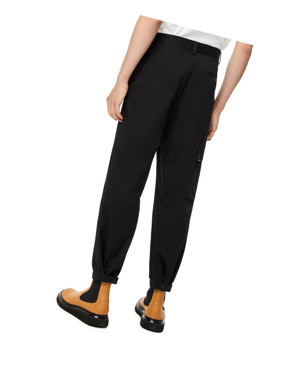 Loewe Cargo trousers in cotton Noir | 3496LCNVU