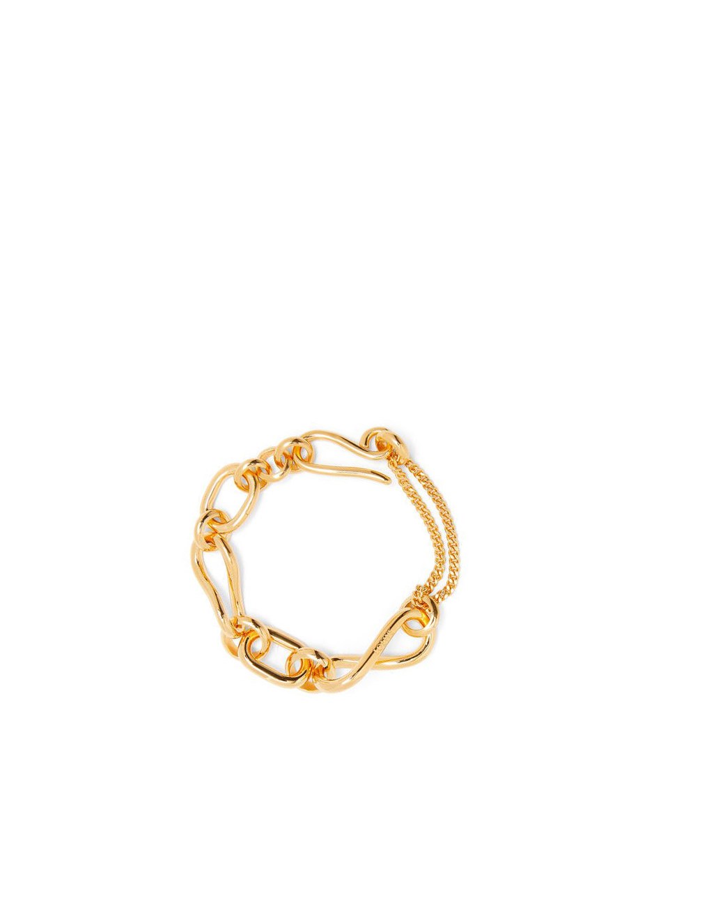 Loewe Chainlink bracelet in sterling silver Doré | 4721ESNMC