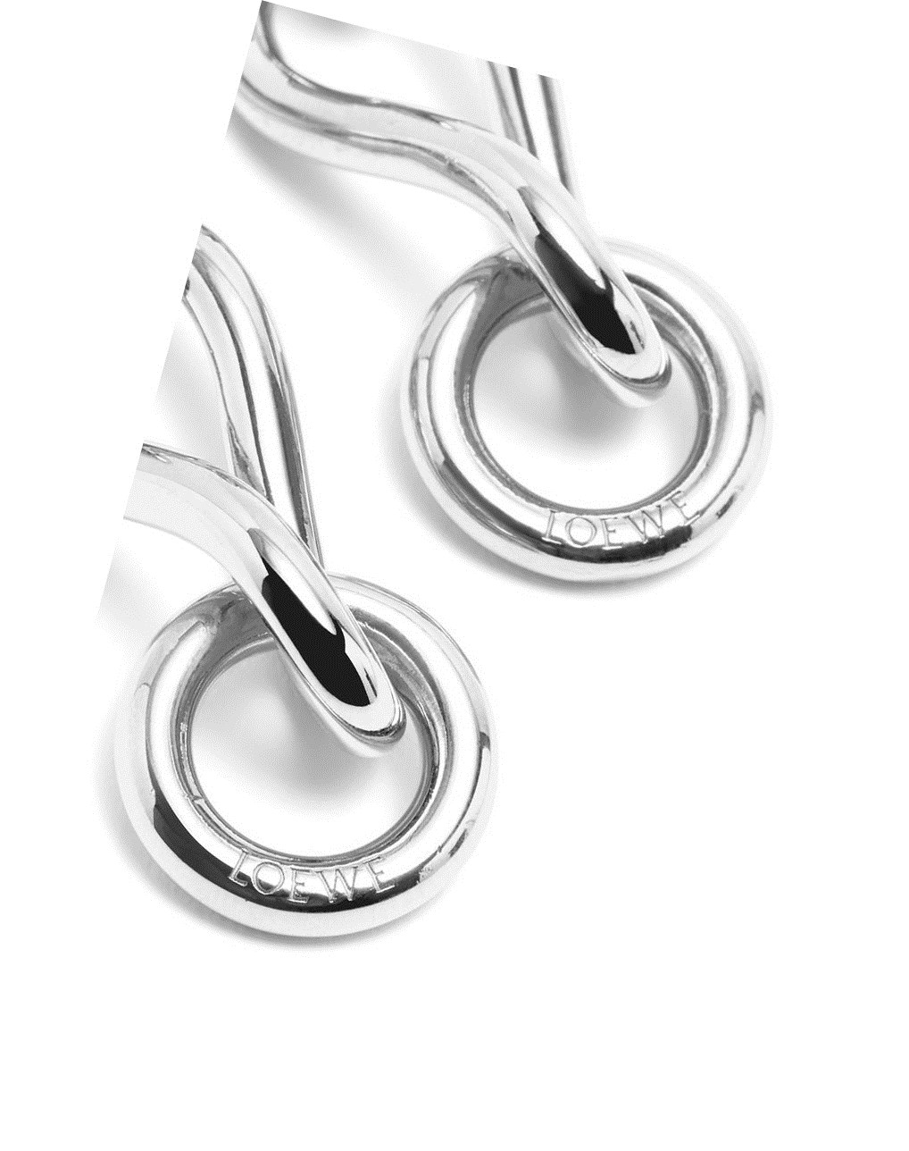 Loewe Chainlink earrings in sterling silver Argent | 4126HMNLS