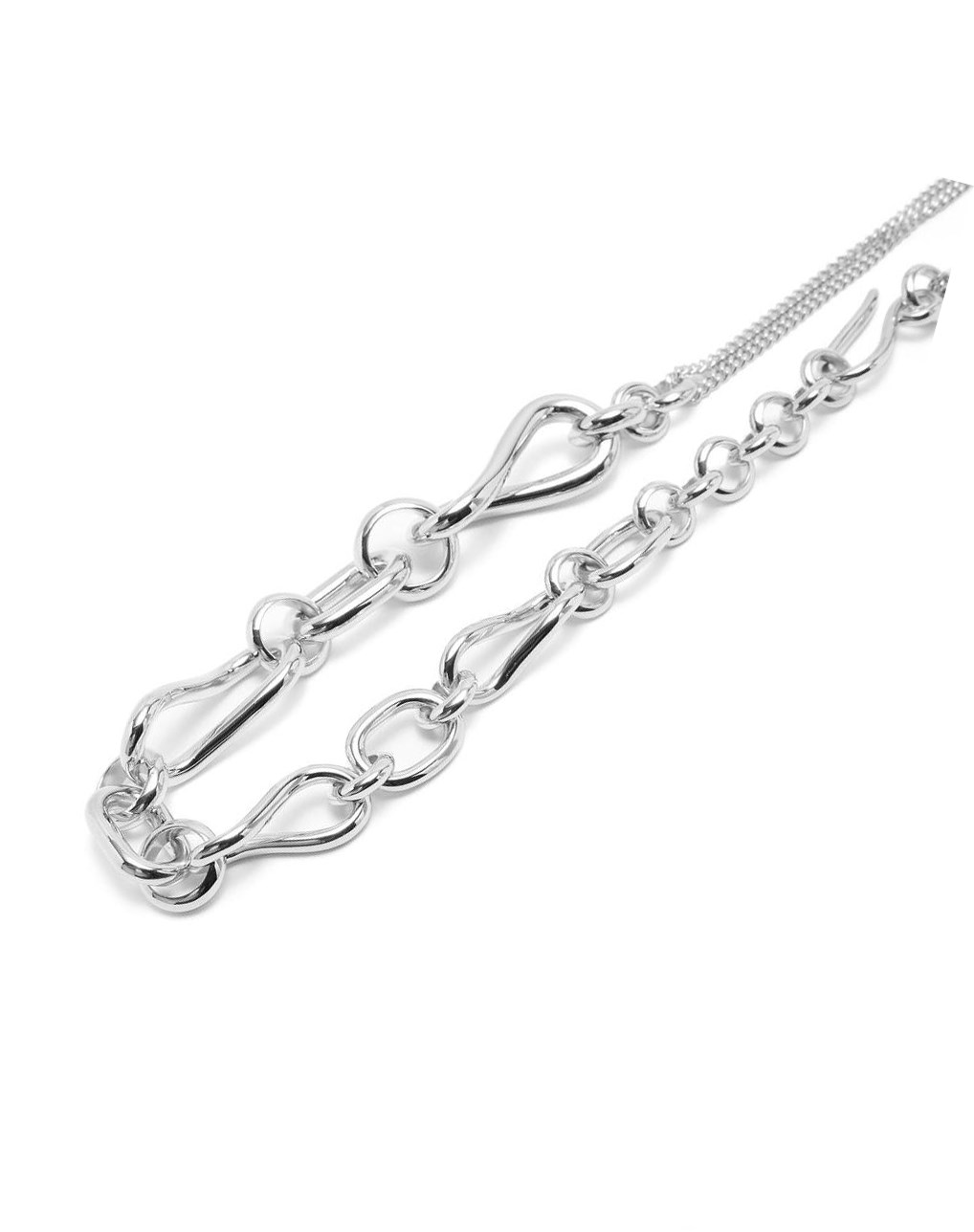 Loewe Chainlink necklace in sterling silver Argent | 6178MGSRP