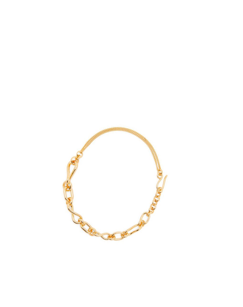 Loewe Chainlink necklace in sterling silver Doré | 7325SKTIF