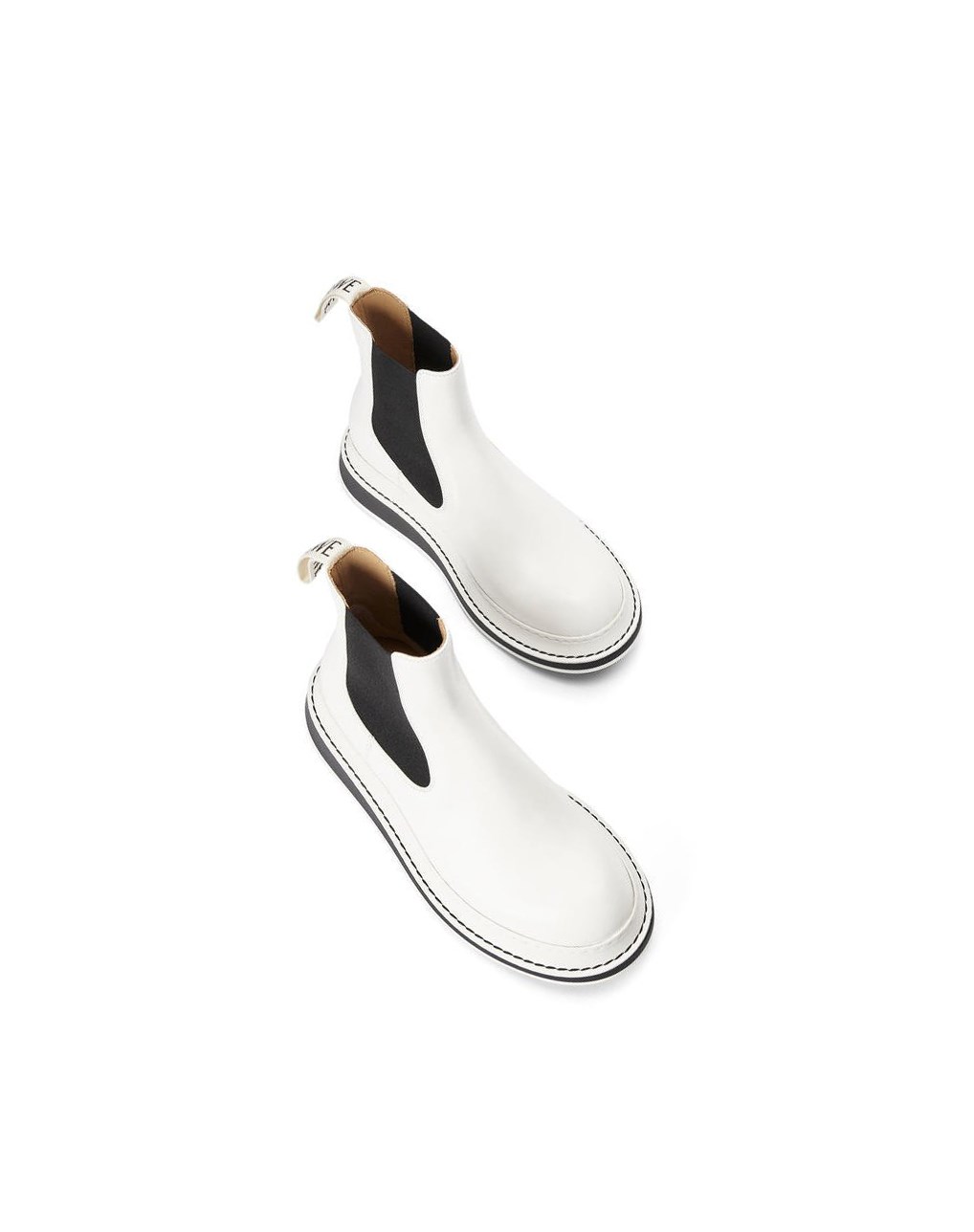 Loewe Chelsea boot in calfskin Blanche | 1463OJVCF