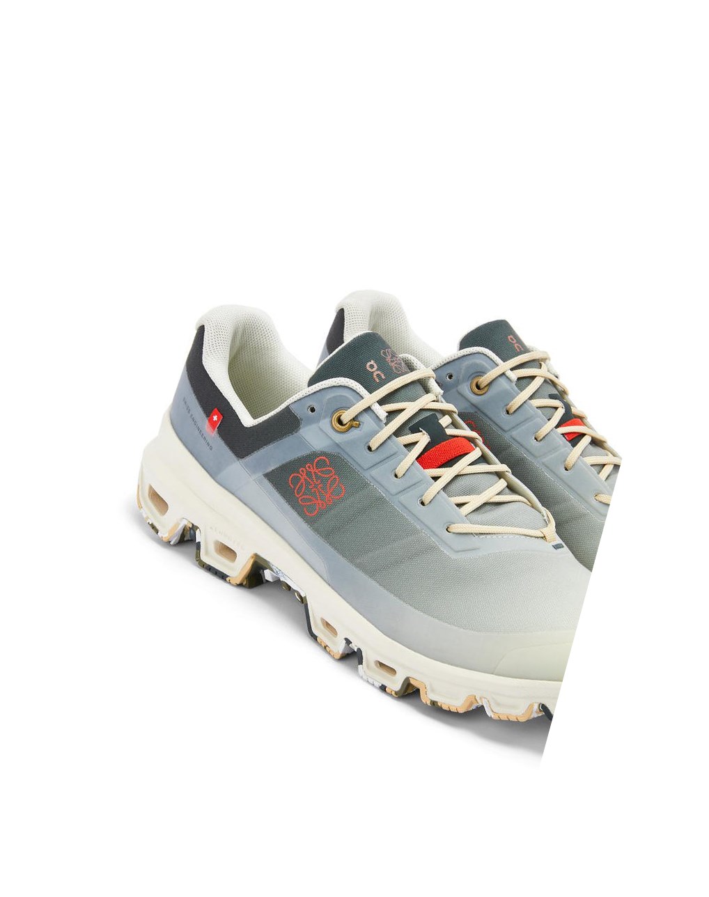 Loewe Cloudventure running shoe in nylon Kaki | 6091GJQMH